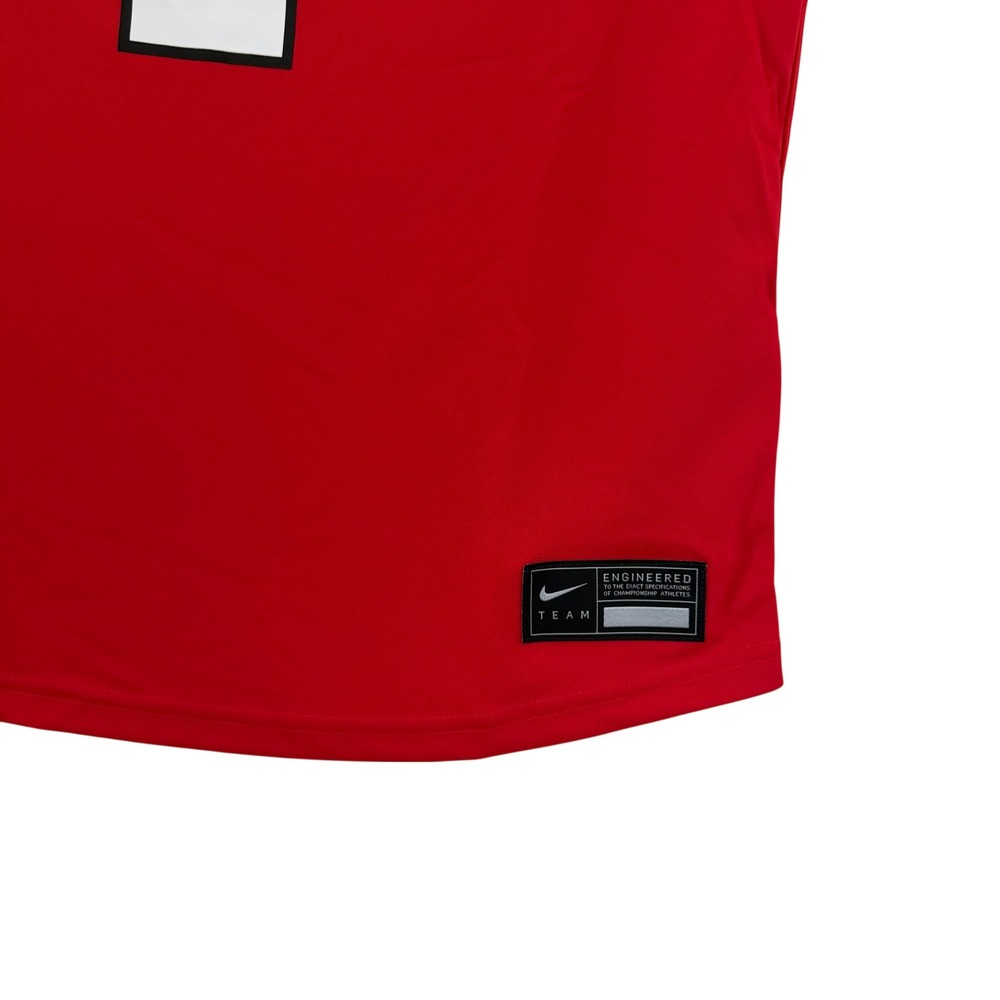 Nike Georgia Bulldogs Women's Red Football 1 Jersey Medium Dri-FIT NCWF-08AR NEW - Picture 6 of 12